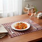 Set de 4 Individuales Color Chocolate de 45 x 30 Cm