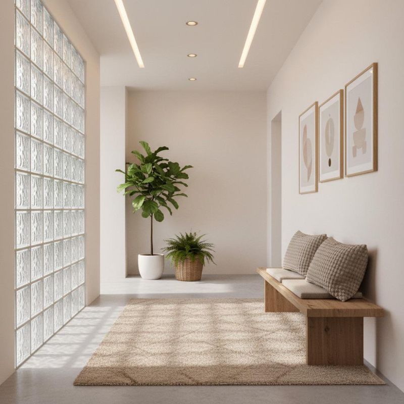 Block de Vidrio Water Bubble 19X19X8 Cm