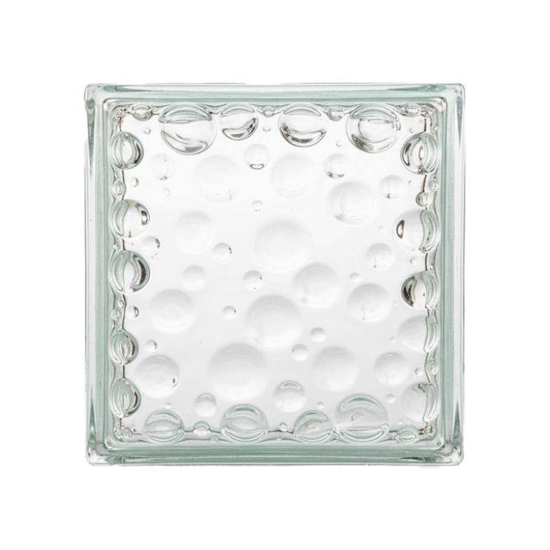 Block de Vidrio Water Bubble 19X19X8 Cm