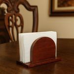 Servilletero de Madera Natural