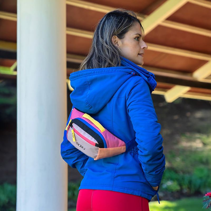 Cangurerita Deportiva Molvu de 1.5 L para Running y Uso Diario Color Rosado