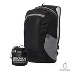 Mochila Plegable Negra Troker