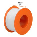 Cinta de Teflón 1 Plg X 13 M