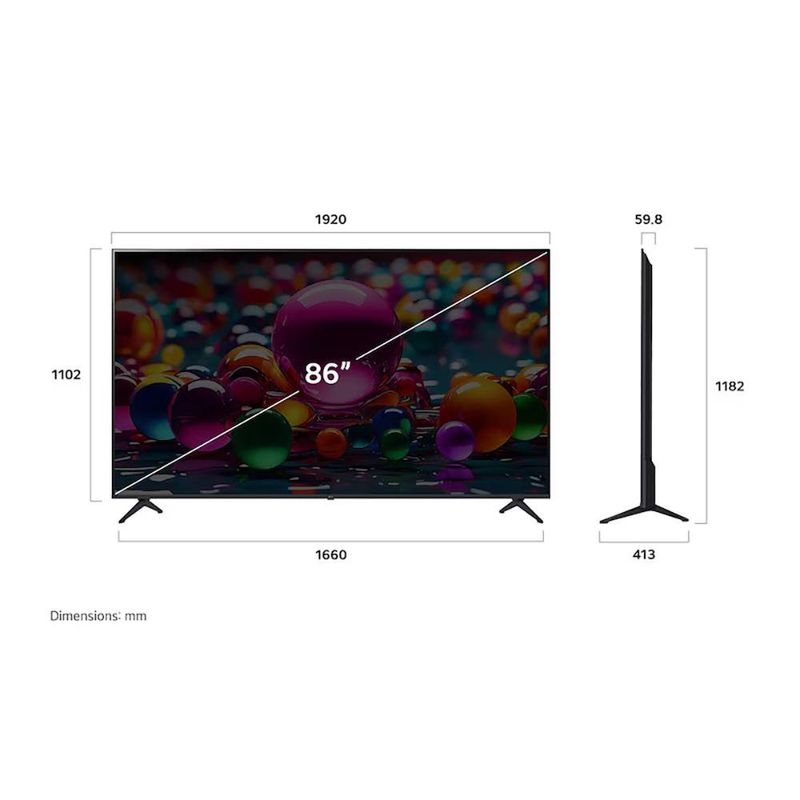 Televisor Smart Ultra HD 4K Modelo UA7500 de 86 Plg