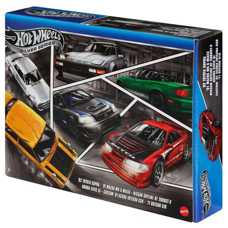 Hot Wheels Multipack Japonés 1:64 6 Pzas