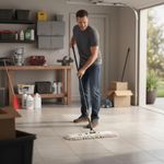 Mopa de Microfibra Plana Industrial para Barrer 24 Plg