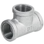 Te "T" de Acero Galvanizado con Rosca 1 1/4 Plg