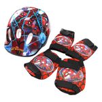 Casco Coderas Rodilleras Spiderman Disney Infantil
