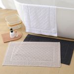 Alfombra para Baño Beige 50x80 Cm