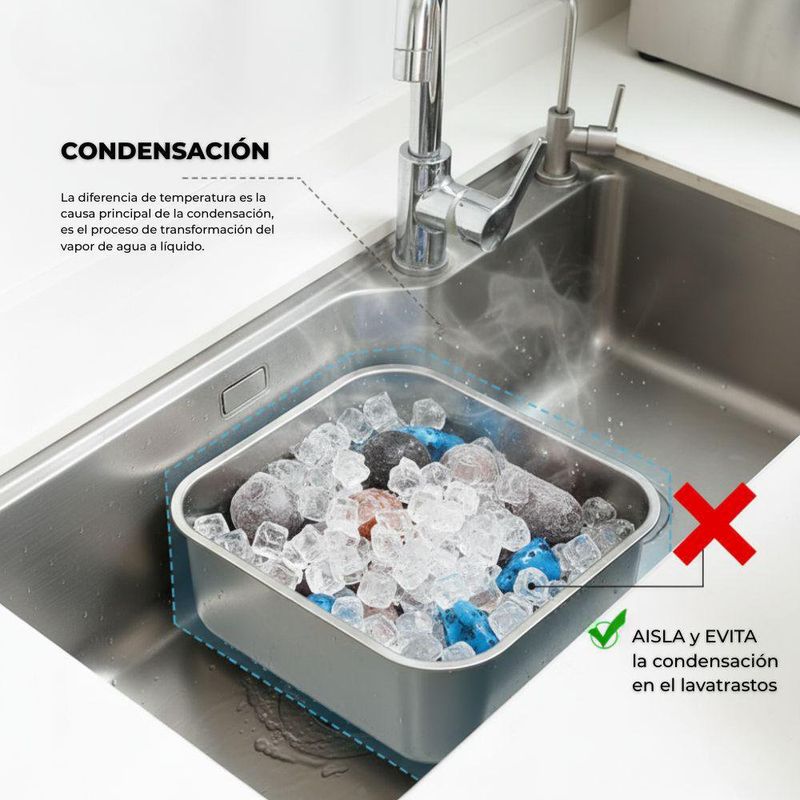 Bandeja Metálica para Lavatrastos 43 x 27.5 Cm