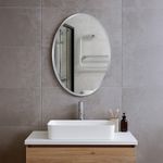 Espejo Ovalado Biselado 50x70 cm