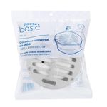 Coladera con Rejilla 5 Plg Plástico con Acabado Cromado