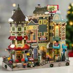 Tiendas de la Villa de Santa con Luz Estática