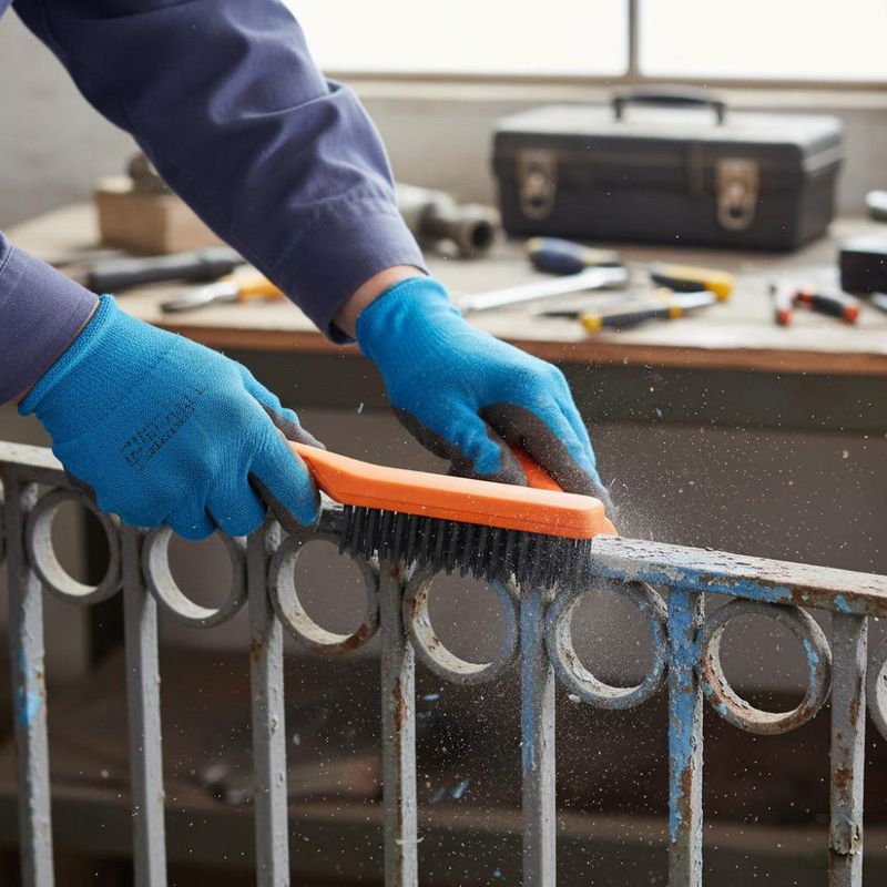 Cepillo de Alambre con Mango Plástico