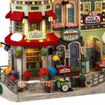 Tiendas de la Villa de Santa con Luz Estática