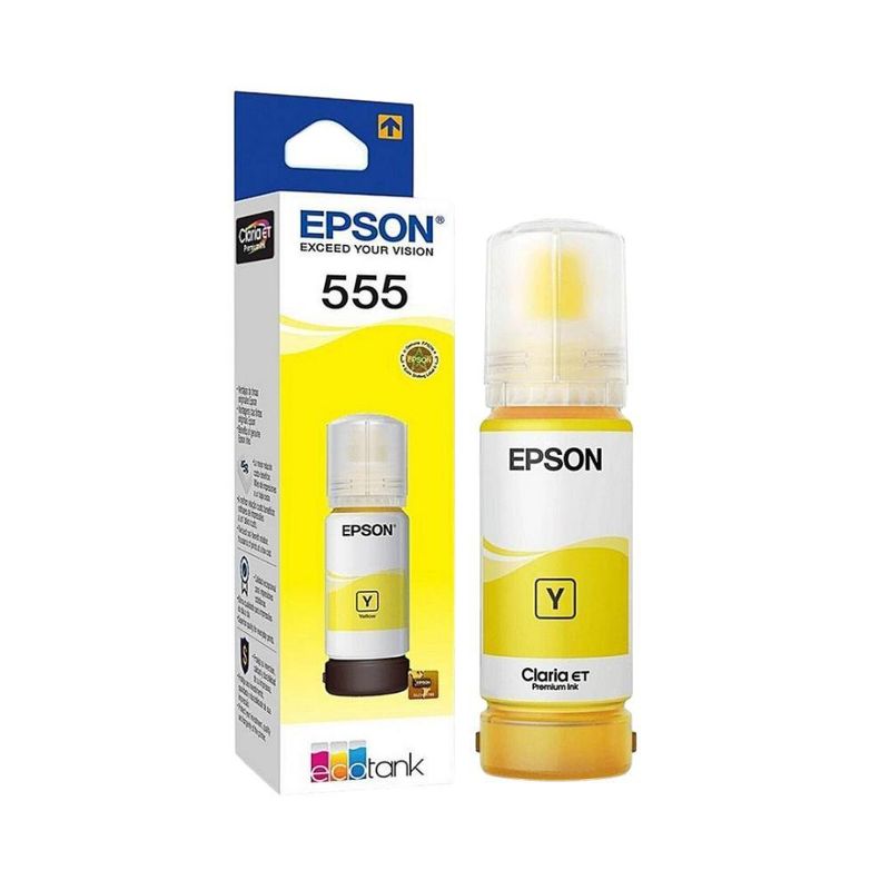 Botella de Tinta 555 Amarillo para Sistema Ecotank