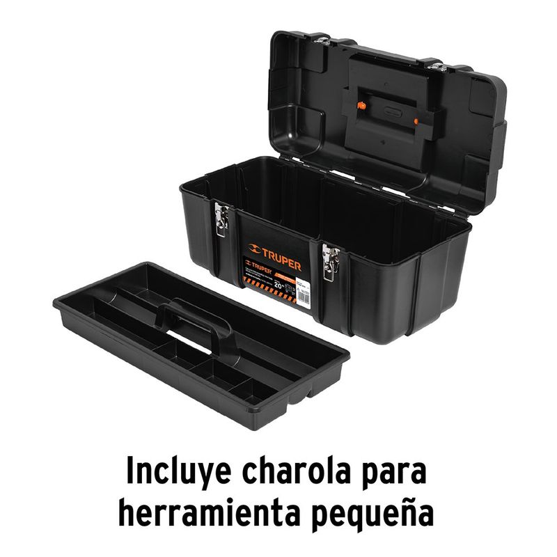 Caja de Herramientas Industrial Plástica 20 Plg