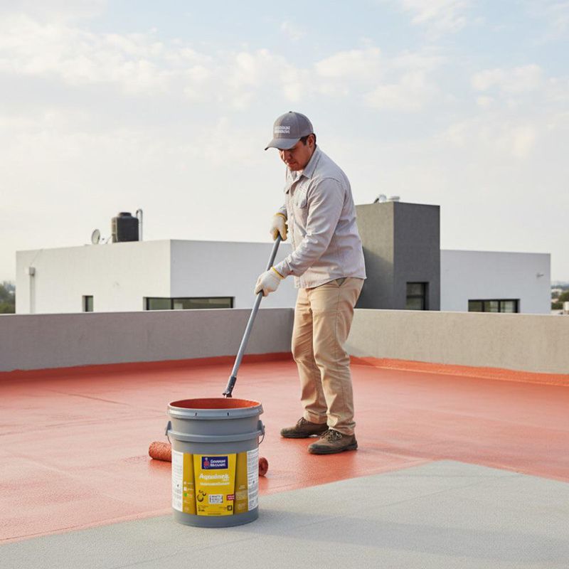 Impermeabilizante Aqualock 4000 Rojo Teja 19 L