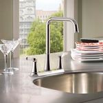 Grifo para Lavatrastos con Cuello Alto