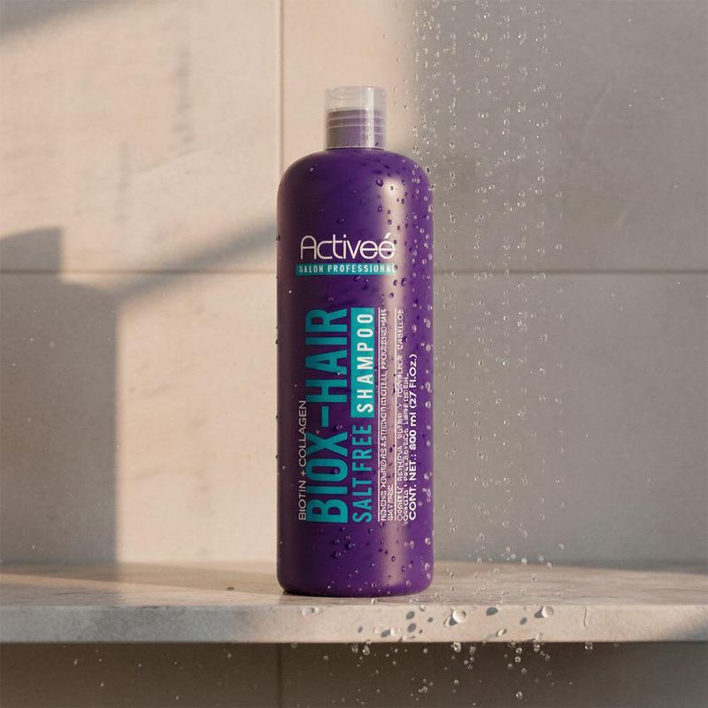 Shampoo Biox-Hair Biotina + Colágeno Libre de Sal 800 ml