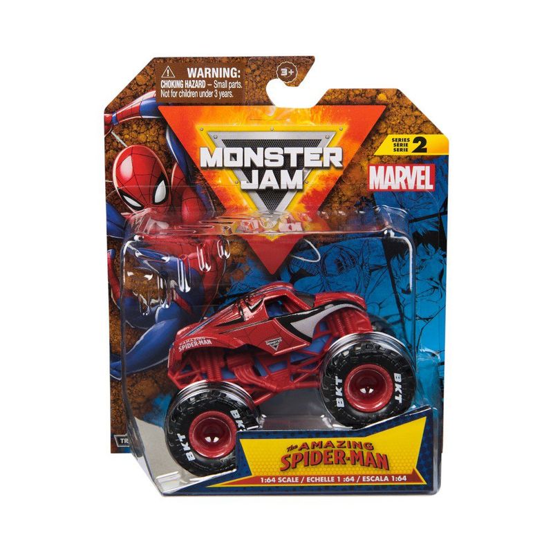 Camión Coleccionable Monster Jam Marvel Diseños Surtidos