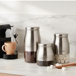 Set de 3 Frascos de Vidrio con Tapa