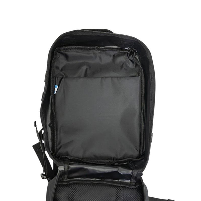 Mochila Molvu Roquita de 9 L con Sistema Molle para Uso Diario Color Negro