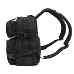 Mochila Molvu Roquita de 9 L con Sistema Molle para Uso Diario Color Negro