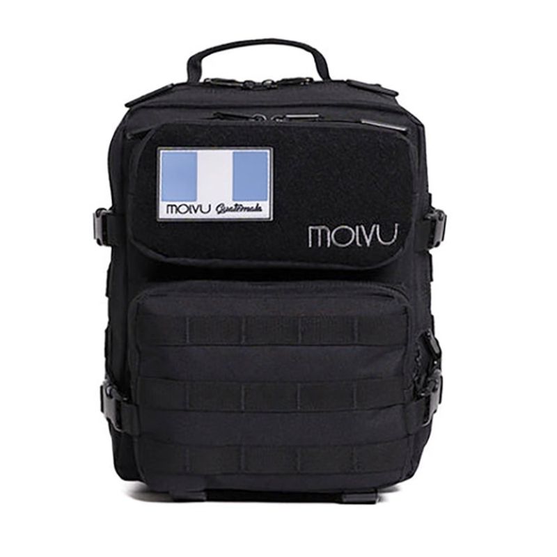 Mochila Molvu Roquita de 9 L con Sistema Molle para Uso Diario Color Negro