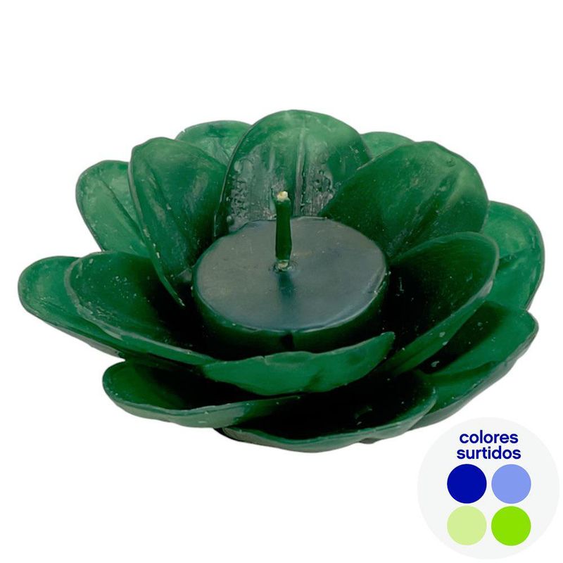 Vela con Forma de Suculente Colores Surtidos