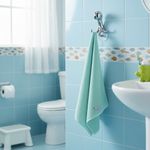 Toalla de Manos con Estampado de Perro