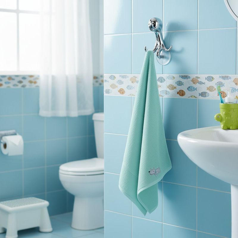 Toalla de Manos con Estampado de Perro