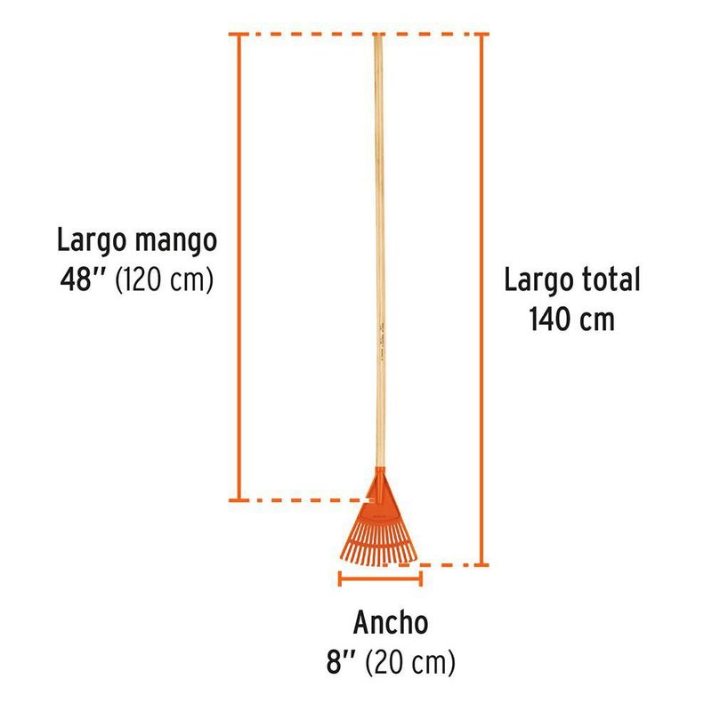 Rastrillo Tipo Escoba 15 Dientes
