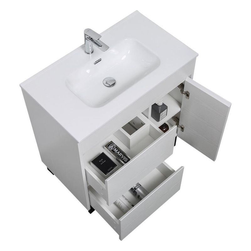 Vanity con Lavamanos Blanco Grace 80x45.5x72 cm