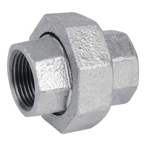 Unión Universal de Acero Galvanizado con Rosca 3/4 Plg