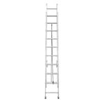 Escalera de Extensión de Aluminio 20 Peldaños Capacidad 150 kg