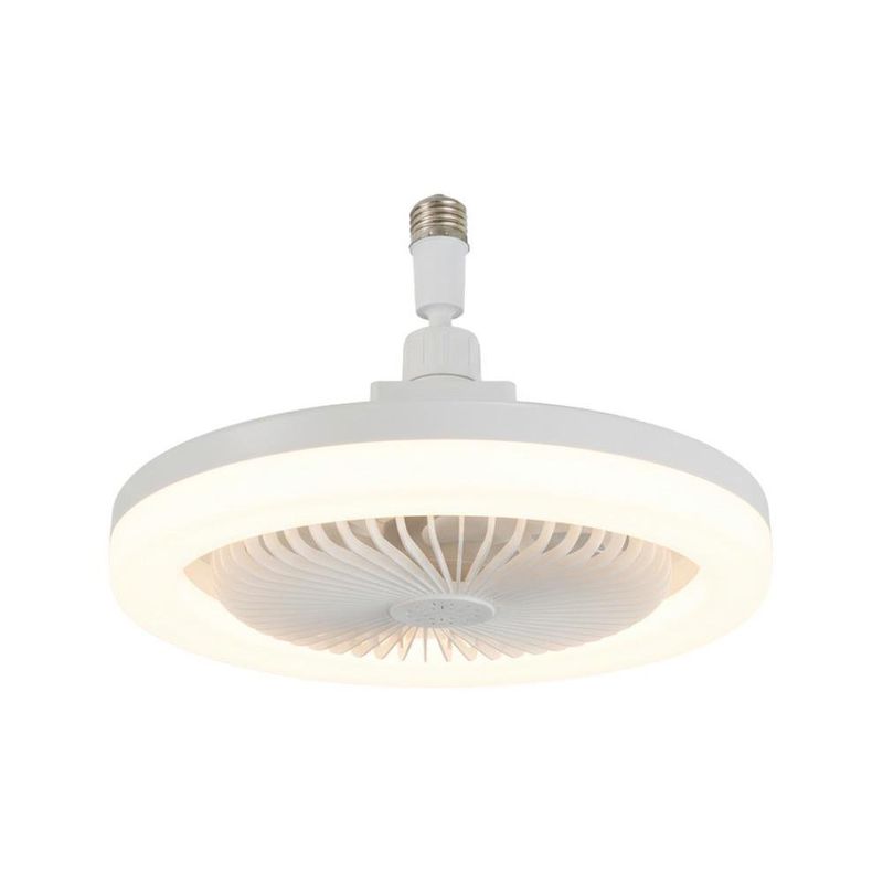 Ventilador Blanco con Luz Led 24 W
