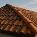 Teja de Barro Tradicional de 15x30 Cm