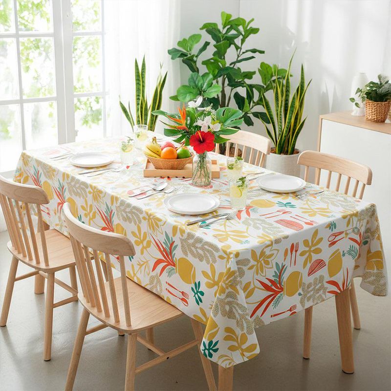 Mantel Rectangular Diseño Jardín