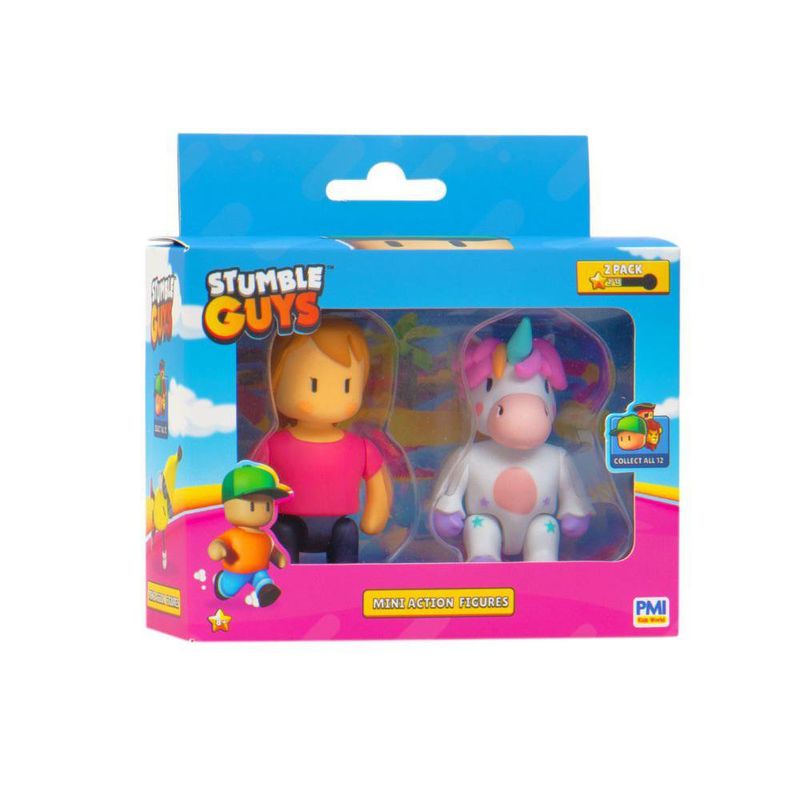 Set de 2 Figuras Sorpresa Stumble Guys 8 Cm Surtidas