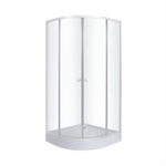 Cabina de Ducha Curva 80x192cm Blanca Neo