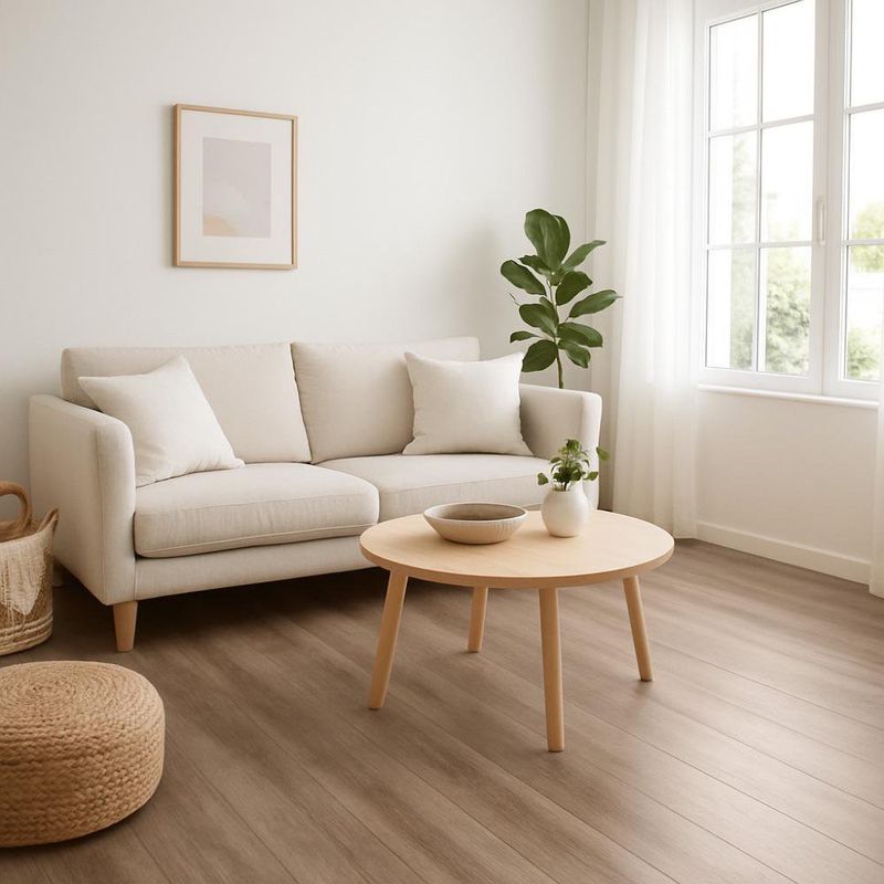 Piso Vinilico Spc Artic Tabacco 18x122 Cm Espesor de 4 Mm