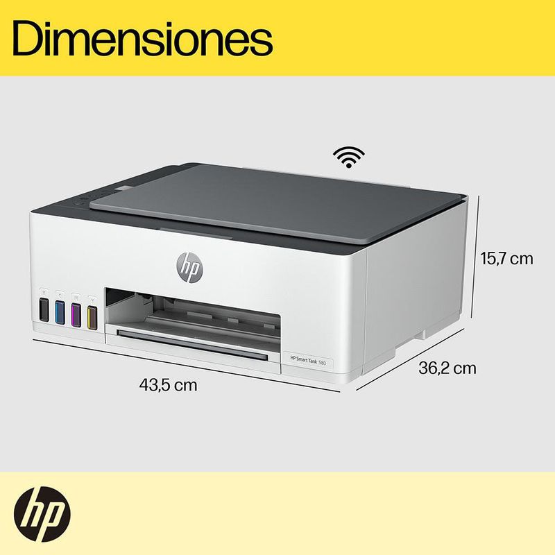 Impresora Multifuncional HP Smart Tank 580 (1F3Y2A)