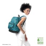 Mochila con Estampado de Hojas Verdes Tocax