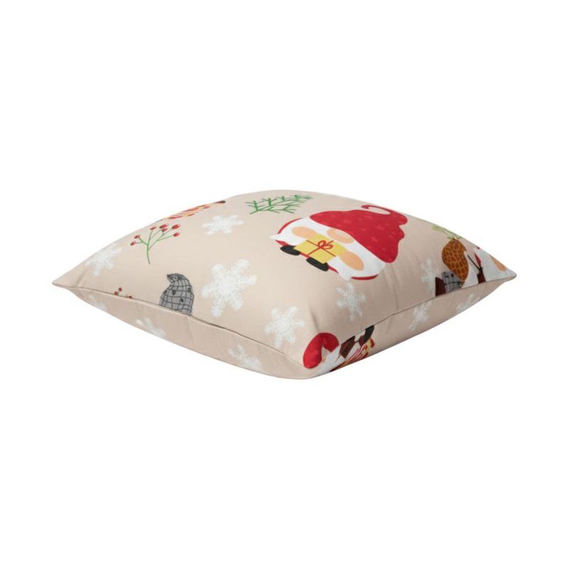 Cojín Relleno Decorativo con Diseño de Gnomos