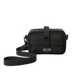 Bolso Cruzado Crossbody Negro Knit Rectangular