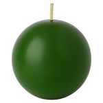 Vela Esférica Verde Extra Grande para Navidad