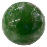 Vela Esférica Verde Extra Grande para Navidad