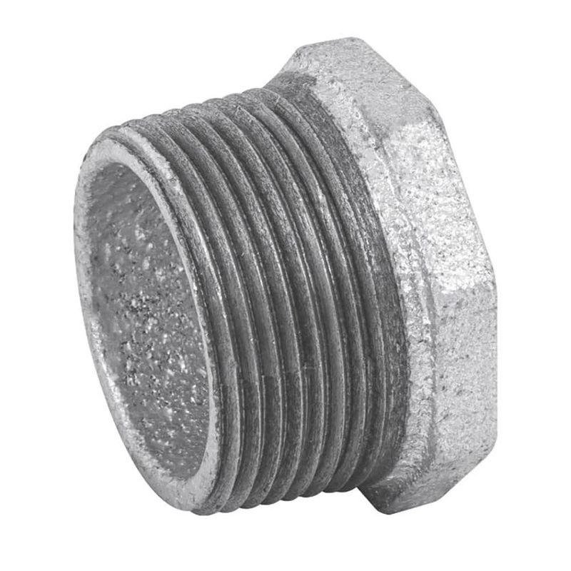 Reductor Bushing de Acero Galvanizado con Rosca 1 1/4 Plg x1 Plg