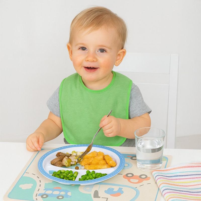 Plato con Divisiones Beep 21.4 Cm